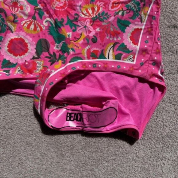 NWT Beach Riot - Floral Tie Shoulder - Akira One Piece - Passion Floral - Picture 4 of 5